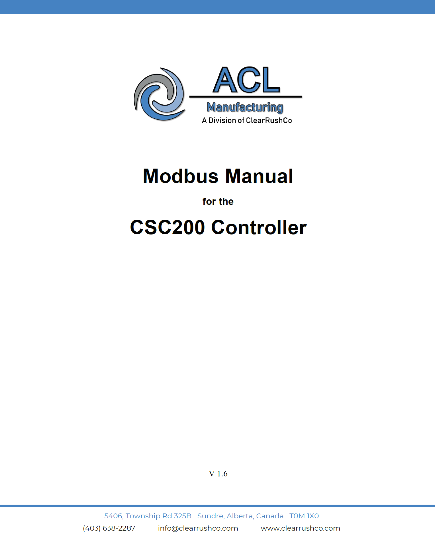 CSC200 Modbus Manual